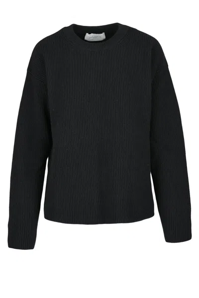 Ballantyne Ribbed Sweater - Black In Multi