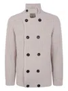 Ballantyne Double Breasted Over Jacket Clothing In Neutral