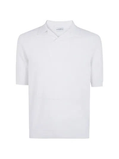 Ballantyne Riso Stitch Polo Shirt In White