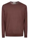 Ballantyne Plain Sweater In Brown
