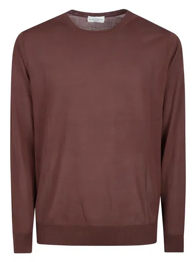 Ballantyne Plain Sweater In Brown