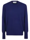 Ballantyne Plain Sweater In Blu