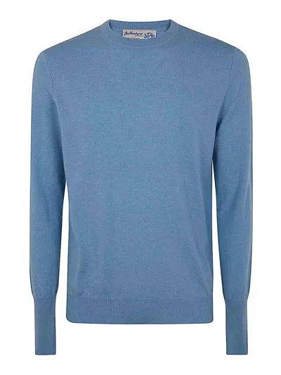 BALLANTYNE SUÉTER CUELLO REDONDO - AZUL