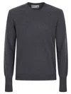 Ballantyne R Neck Pullover Clothing In Gray