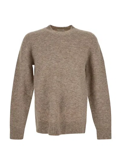 Ballantyne Wool Crewneck In Orzo