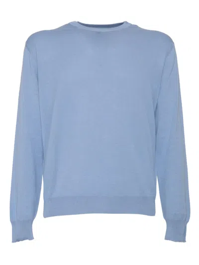 Ballantyne Round-neck Sweater In Blue
