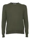 Ballantyne Classic Crew Neck Pullover In Rich Green In Green