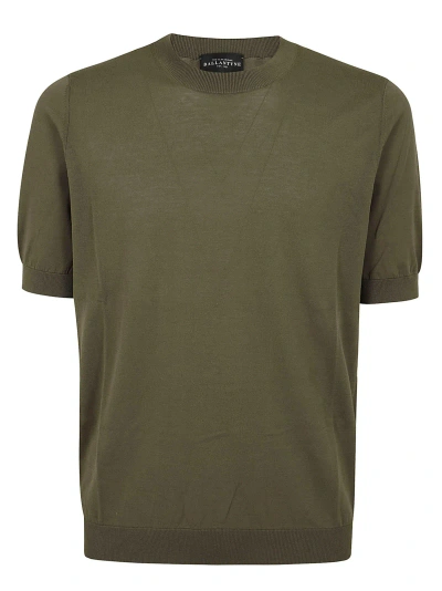 Ballantyne Round Neck T-shirt In Olive