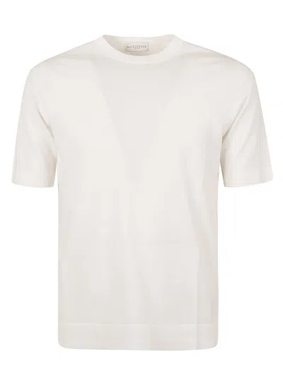 Ballantyne Round Neck T-shirt In Optic White