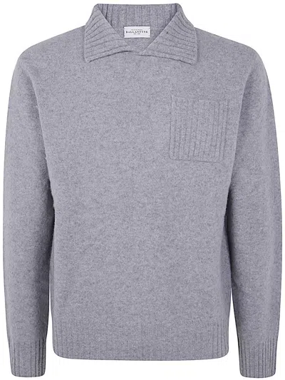BALLANTYNE BALLANTYNE SAILOR NECK PULLOVER