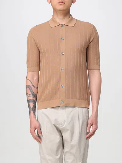 Ballantyne Shirt  Men Color Biscuit In Brown