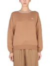 Ballantyne Embroidered Logo Knitwear Shirt In Brown