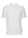 Ballantyne Short-sleeve Cotton Polo Shirt In White