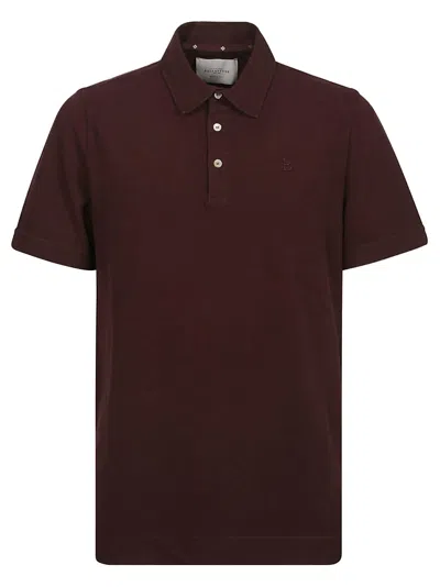 Ballantyne Short Sleeve Polo Shirt In Cocoa