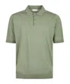 Ballantyne Plain Short Sleeve Polo Shirt In Green