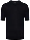 Ballantyne Short Sleeve Pullover In Black