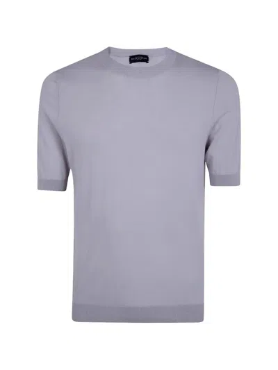 Ballantyne Short Sleeve Pullover In Purple