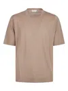 Ballantyne Short-sleeved Cotton T-shirt In Brown