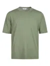 Ballantyne Short-sleeved Cotton T-shirt In Green