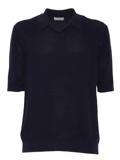 Ballantyne Short Sleeves Polo In Blue