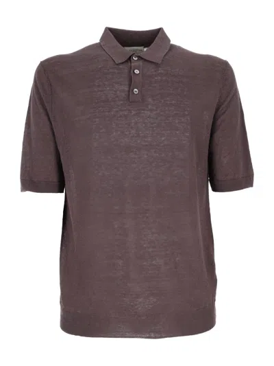 Ballantyne Short Sleeves Polo In Red