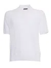 Ballantyne Knit Crew Neck T-shirt In White