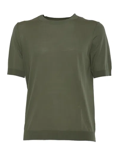 Ballantyne Short Sleeves Pullover In Green