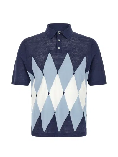 Ballantyne Short-sleeve Polo Shirt In Multi