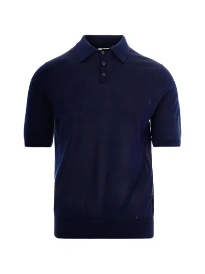 Ballantyne Short-sleeved Polo Shirt In Blue