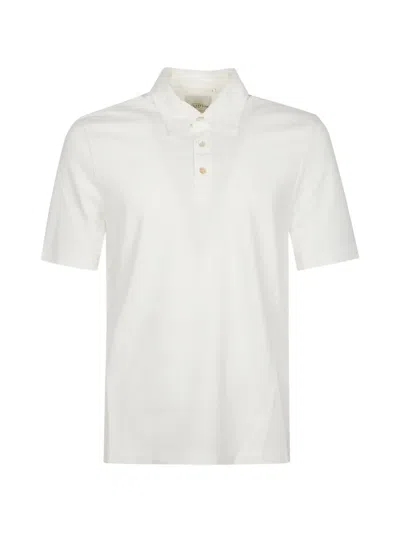Ballantyne Short-sleeved Polo Shirt In White