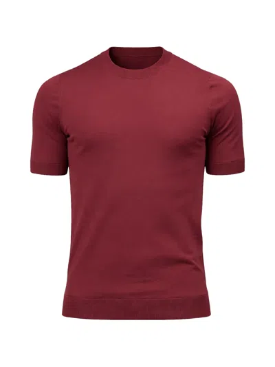Ballantyne Short-sleeved Sweater In Red
