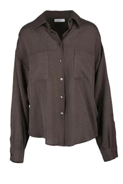Ballantyne Silk Shirt - Brown