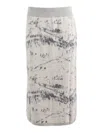 Ballantyne Abstract-print Skirt In Multi