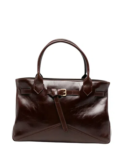 Ballantyne Small Kate Tote Bag In Burgundy