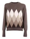 Ballantyne Sweater In Brown