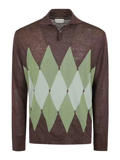BALLANTYNE SUÉTER CON CUELLO ALTO - VERDE