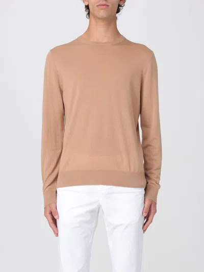 Ballantyne Maglia A Girocollo Basic  In Lana In Sand