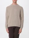 Ballantyne Man Sweater Beige Size 42 Alpaca Wool, Wool, Polyamide, Elastane In Gray