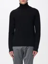 Ballantyne Wool Turtleneck Sweater In Black
