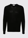 Ballantyne R Neck Pullover In Black