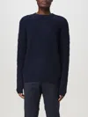 Ballantyne Patterned-jacquard Sweater In Navy
