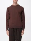 Ballantyne R Neck Pullover In Brown