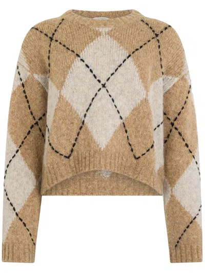 Ballantyne Sweater In Brown
