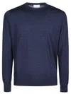 Ballantyne Plain Sweater In Blue