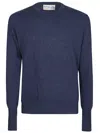 Ballantyne Plain Sweater In Blue