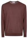 Ballantyne Plain Sweater In Brown