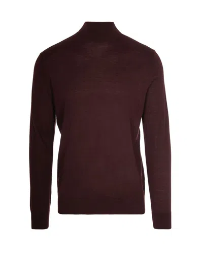 Ballantyne Dolcevita In Lana Tobacco In Burgundy