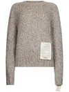 Ballantyne Textured Knit Pullover With Ribbed Cuffs And Hem In Multi