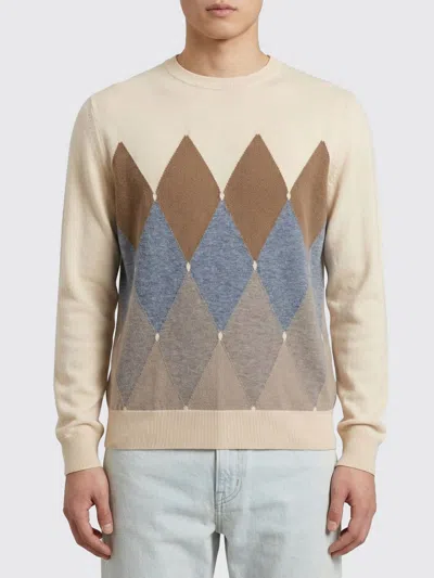 Ballantyne Argyle Sweater In Neutral