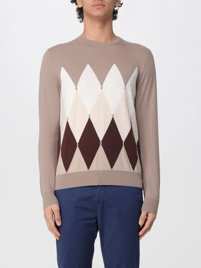 Ballantyne Sweater Men Color Sand In Brown